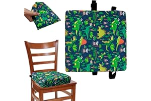 LYDODOKA Booster Seat for Eating Toddler, Washable Polyester Kid Booster Seat Cushion with Adjustable Safety Buckle & Fasteni