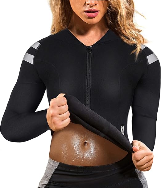 womens zip up gym top