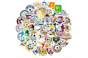 50 World Cup football waterproof decorative stickers, personalized and creative, luggage, water cup, laptop, trophy decorativ