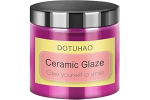 DOTUHAO Underglaze for Ceramics, Pink Ceramic Glaze Powder, Pottery Pigments Stains Underglaze Colors Pigment Powder Ceramic Underglaze Colors for Clay (Pink, 4 oz)