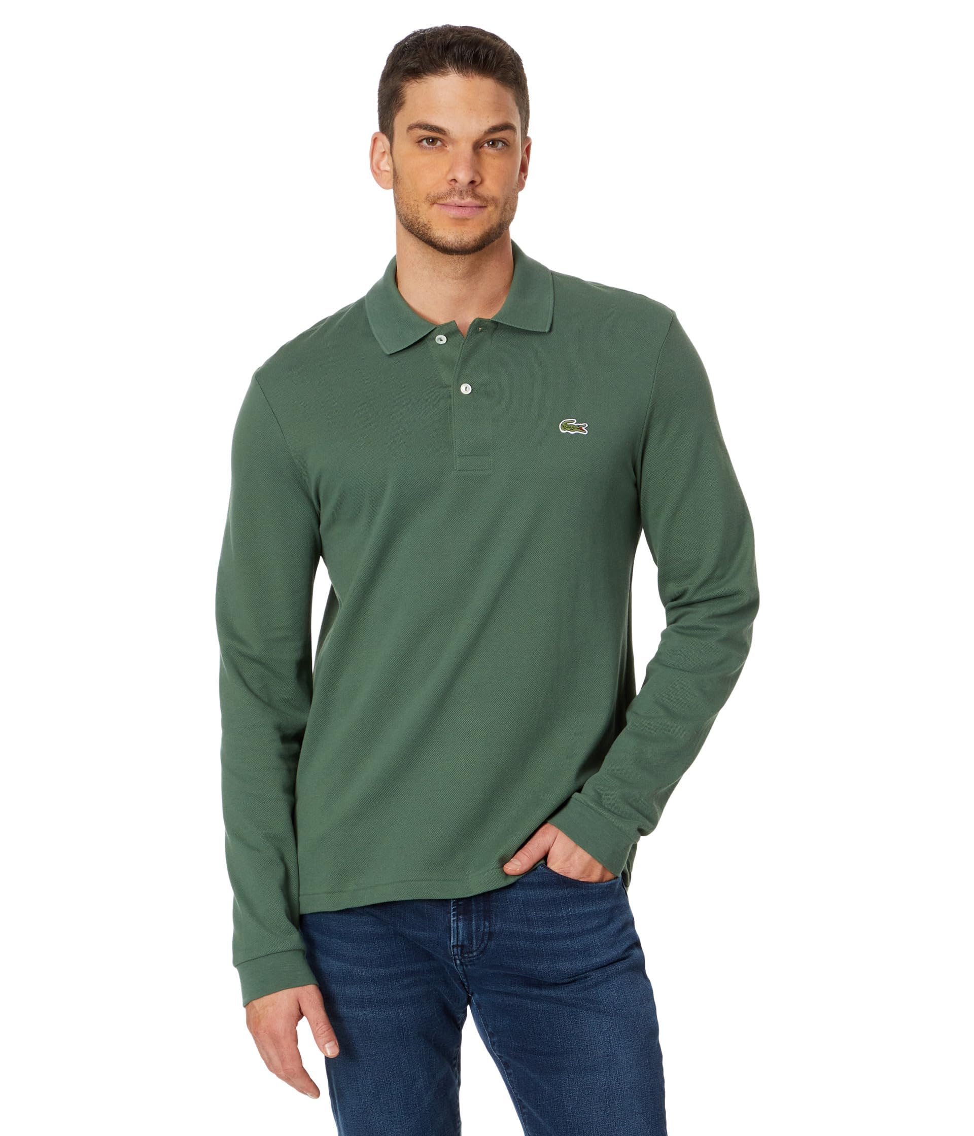 Lacoste Men’s Long Sleeve L.12.12 Classic Fit Pique Polo Shirt