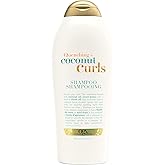 OGX Quenching + Coconut Curls, Moisturizing Shampoo for Curly Hair, Detangling, Curl Enhancing, 750ml