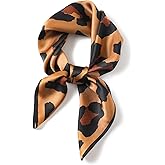 PoeticEHome 100% Pure Mulberry Silk Square Scarf 27"x27" Women Neckerchief Headscarf Gift Packed