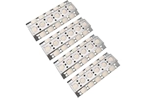 GasSaf Heat Plate for Select Turbo BBQ Replacement Parts, 16.5 inch Briquette Tray for Turbo Sts, Elite, Classic Gas Grills, 4-Pack Stainless Steel Heat Plates for Nexgrill Grill Parts(16 1/2 x 6 1/2)