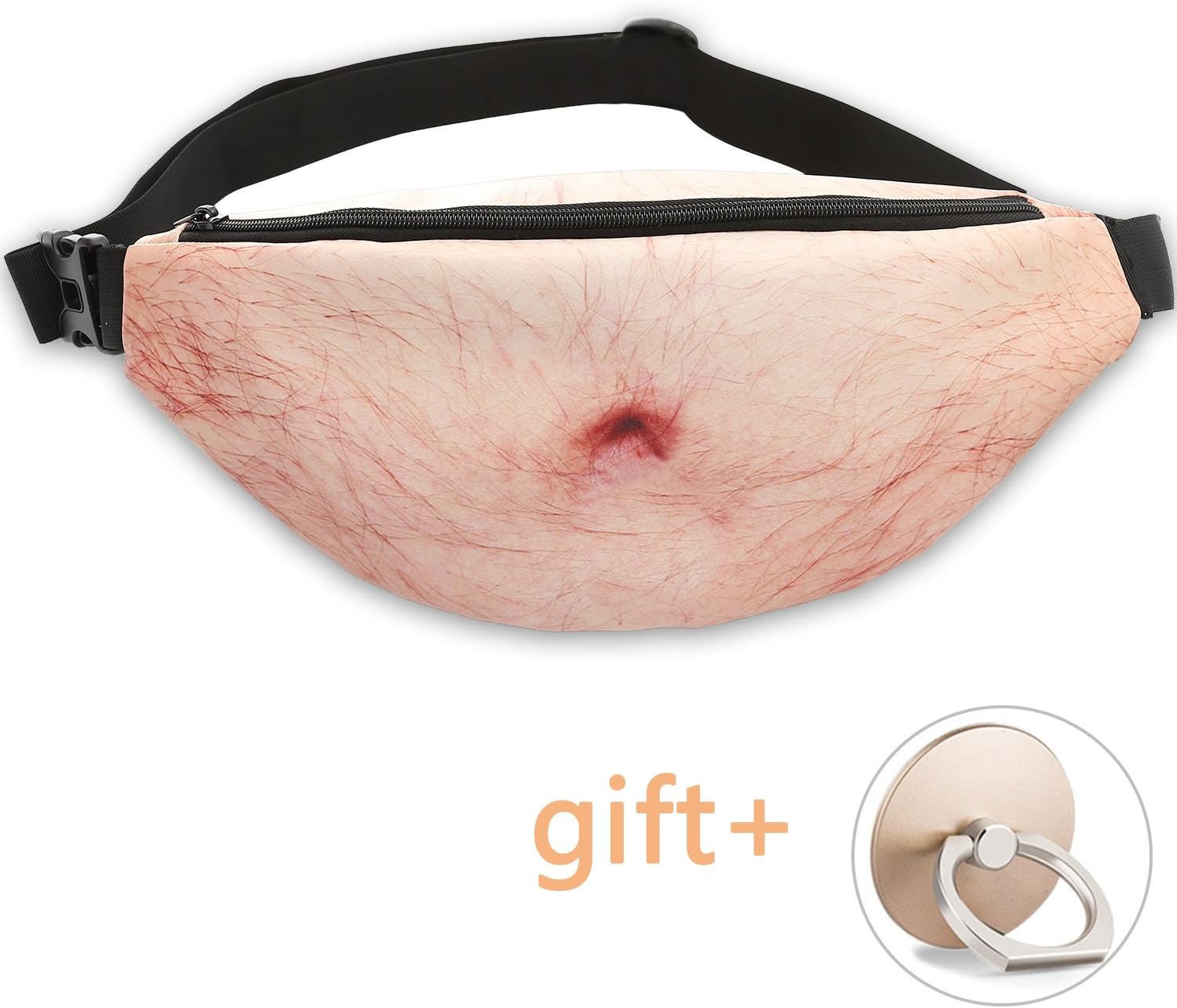 White Elephant Gifts Exchange, Funny Bag Gag Gift Dad Bod Fanny Belly Waist Pack Gifts For Men Christmas