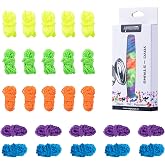 25 Pack Yoyo Strings - Professional Polyester Replacement Yo-yo Strings | String for Responsive and Unresponsive Yoyos - Rainbow Colors: Blue, Green, Yellow, Orange, Purple 24-strand 100% polyester