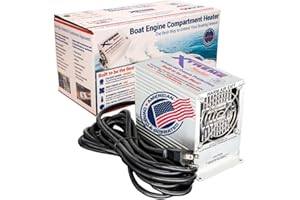 XTREME HEATERS Boat Engine Compartment Heater | 400w Marine Certified Bilge Heater, Use For Winter Storage, Under RV, Freeze Protection, Well House, Campers, Greenhouses, & Boats