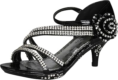 black platform dress sandals