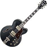 Ibanez AF75GBKF AF Artcore 6 String Black Flat Hollow Body Electric Guitar