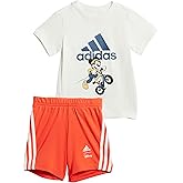 adidas boys Disney Mickey Mouse T-shirt Set
