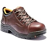 Timberland PRO Women's TiTAN Oxford Alloy Safety Toe Industrial Work Shoe, Brown-2024 NEW, 7M