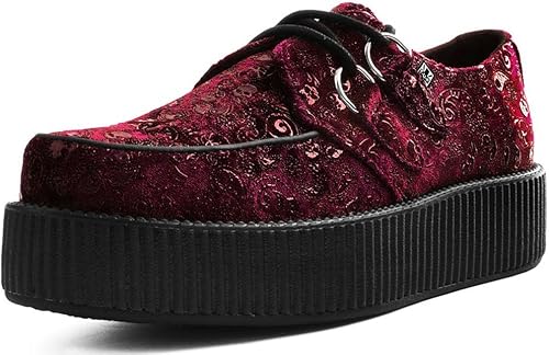 maroon velvet creepers