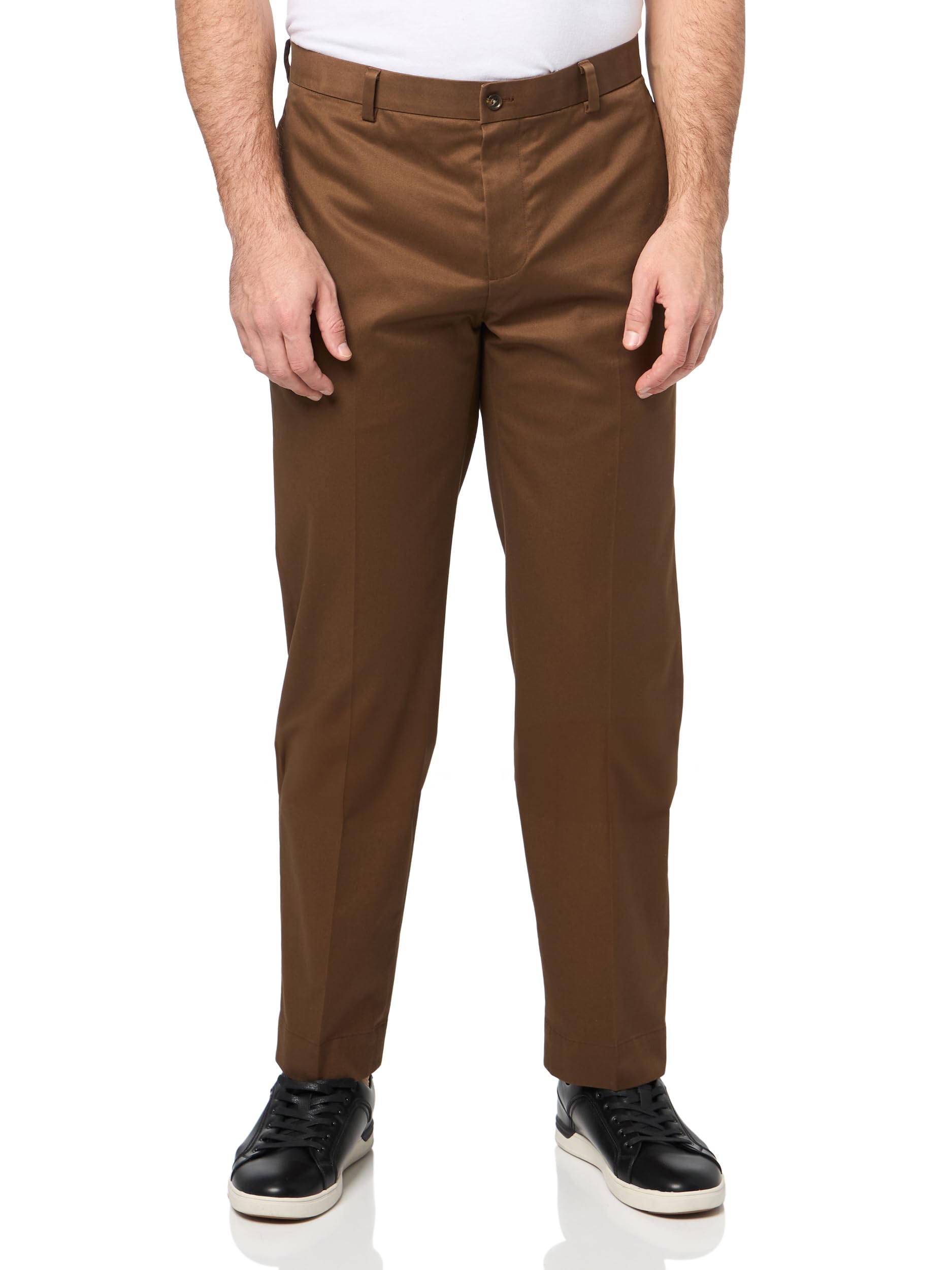 Brooks Brothers Men’s Regular Fit Stretch Lightweight Advantage Chino Pants, Carafe