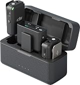 DJI Mic Wireless Lavalier System 2 Transmitters 1 Receiver Case 250m Range