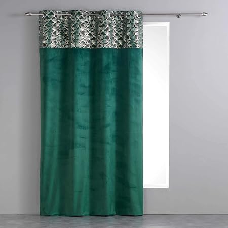 Douceur Dintérieur Rideau A Oeillets 140x240 Cm Velourstop