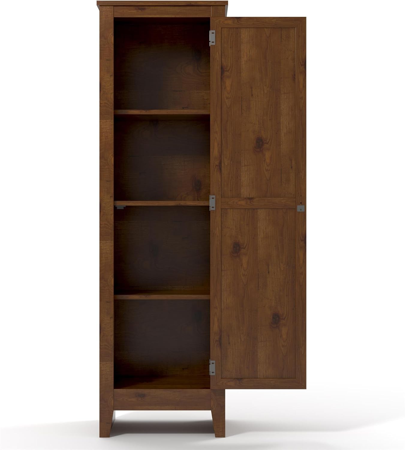 Amazon Com Ameriwood Home Single Door Pantry Old Fashioned Pine