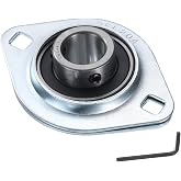 uxcell SBPFL204-12 Pillow Block Bearings 3/4" Bore Bearing Units Steel | Flange Mounted Bearing Housing with Wrench