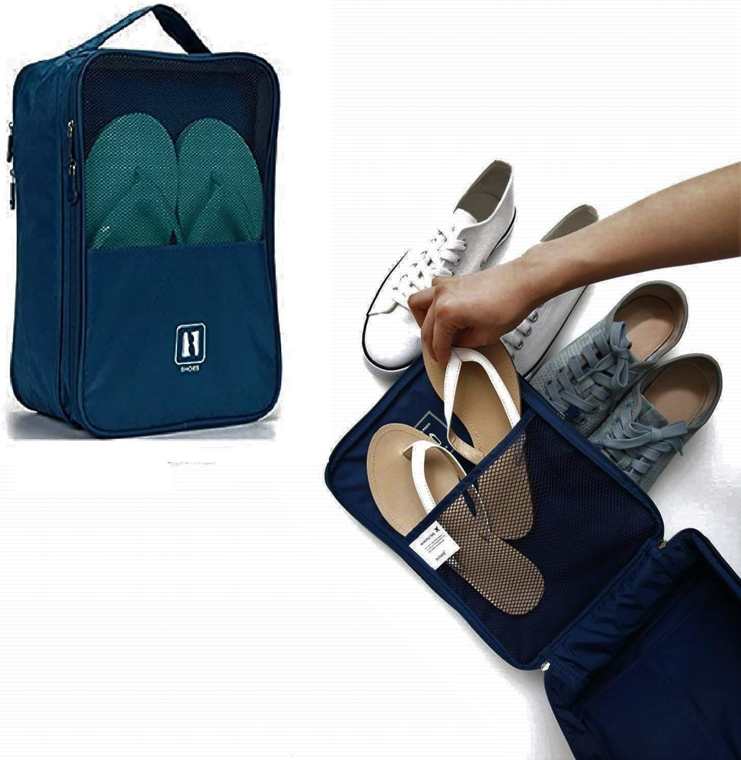 TSK Enterprise Shoes Pouch Stored up to 3 Pairs of Shoes/Travel Sport