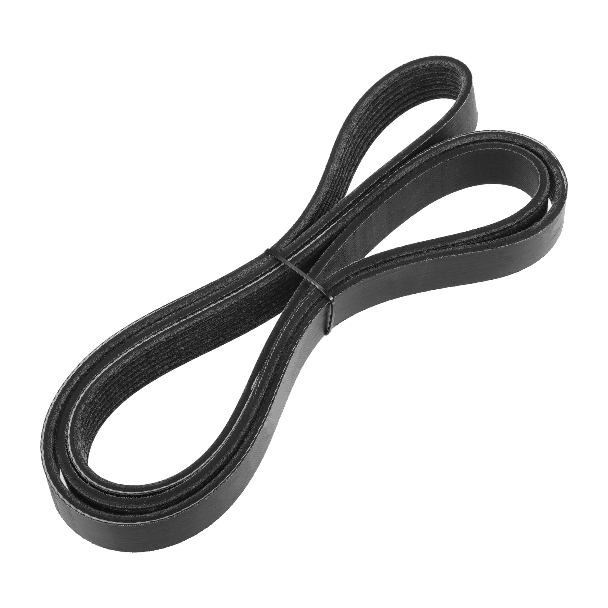 Photo 1 of Partuto V-Ribbed Serpentine Belt No.38920RBBE03 - Car Alternator Power Water Pump Belt - for Honda CR-V 5 Doors 2007-2009 Rubber Black - 1 Pc