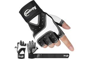 Kenspeed Workout Gloves Gym Gloves for Men and Women Weight Lifting Gloves with Wrist Support Full Palm Protection Breathable for Trainning, Cycling, Pull-ups, Rowing, Climbing
