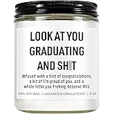 Younift Funny Grad Candle, 2026 Graduation Gifts for Her, Him - College, High School, Masters Degree, Phd, Law School, Nursing & Nurse Graduation Gifts for Women, Men - 9 oz