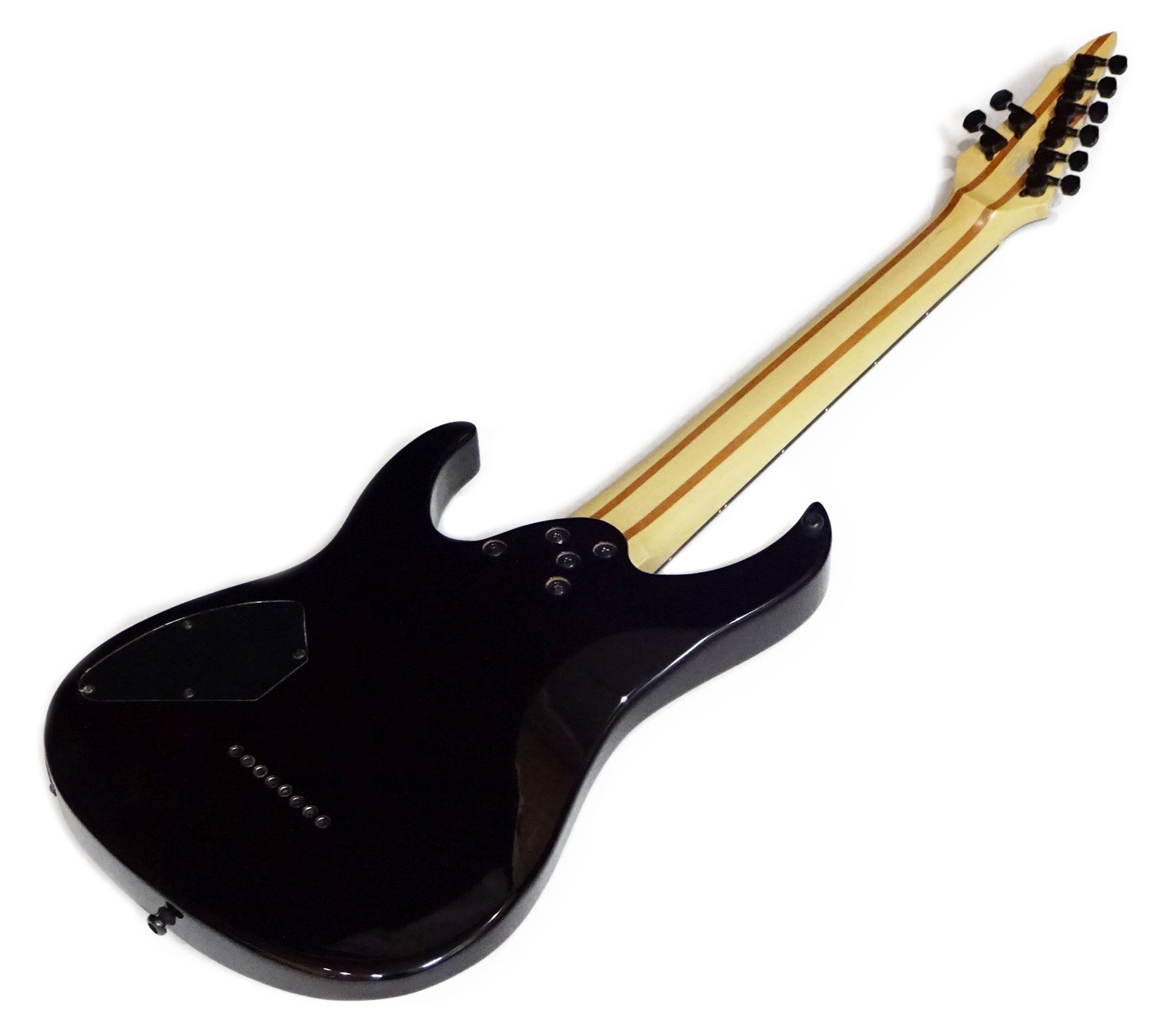 SPEAR GUITAR Gladius Thundering Eight 8 현기타 스트라토 캐스터 타입 Natural Burst