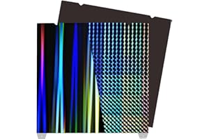 IDEAFORMER IR3 IdeaFormer Flexible H1H Textured Sheet Bed with Magnetic Build Plate for K1 Max, Rainbow Streak+Phantom H1H Spring Steel Plate 310x315mm for Creality K1 MAX 310x315mm