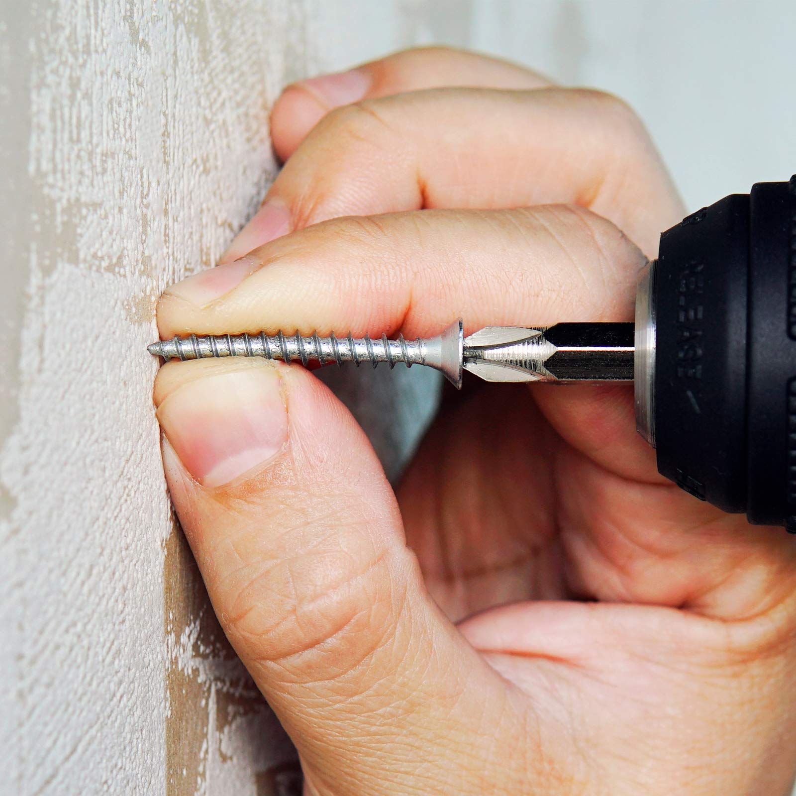 230pcs Wood Screws Assortment Kit, Flat Head Wood Screws Set, Zinc Plated Steel, Self Tapping Screws, Drywall Screws Assortment, Assorted Wood Screws, Assorted Screws(7 Sizes)