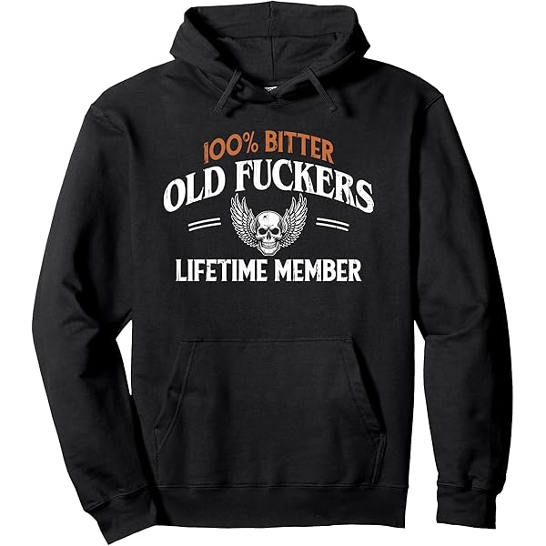 Amazon.com: Old Fuckers Club, 100% Bitter Lifetime Member Zip