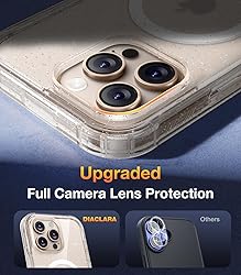 Diaclara Designed for iPhone 16 Pro Case, Full Body