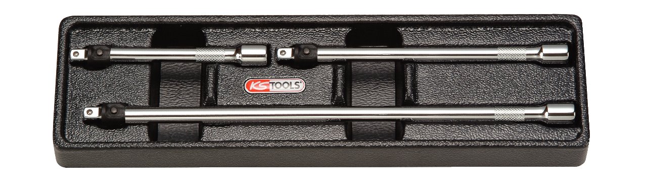 KS Tools 919.0143 100-250mm Chrome+ Lok Extension Set (3 Pieces)