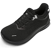 relxfeet Men’s Wide Toe Box Slip On Walking Shoes Lightweight Cushioned Sneakers for Running Tennis Gym Workout Non Slip Breathable Athletic Shoes