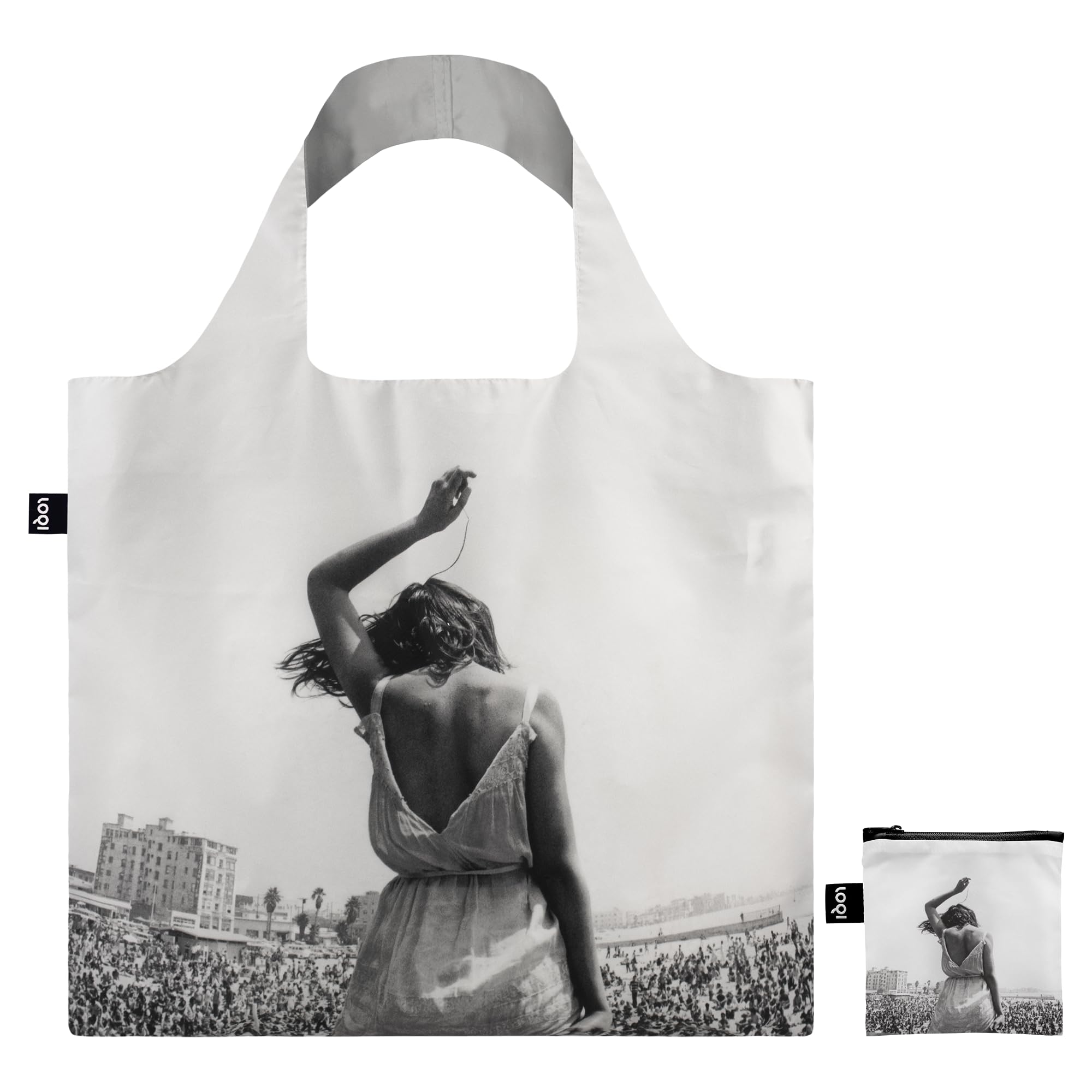 LOQI Dennis Stock Venice Beach Rock Festival Recycled Bag