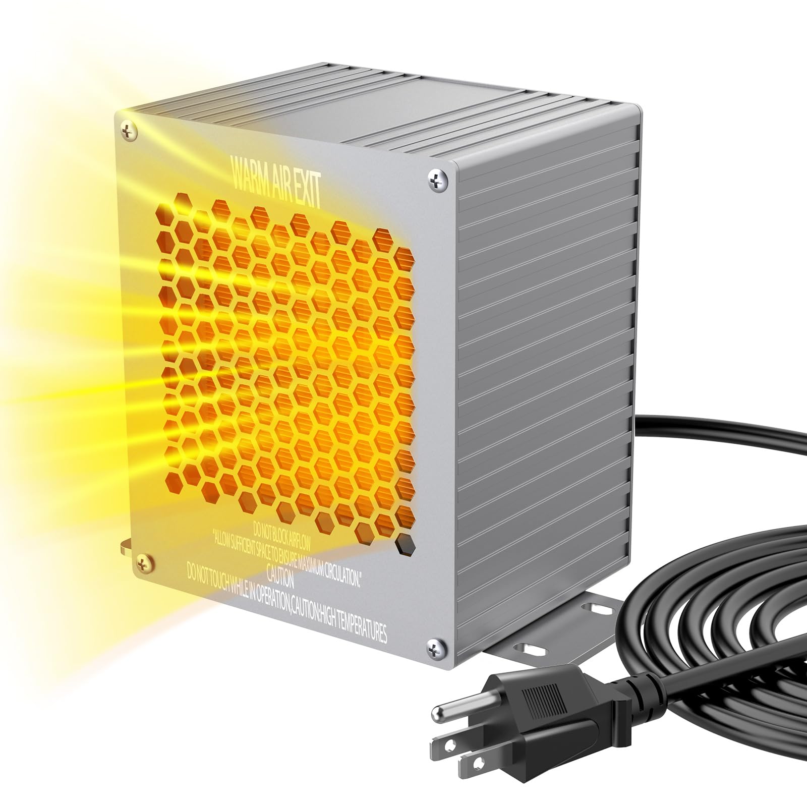 Photo 1 of Boat Engine Compartment Heater 900W | High-Output PTC Ceramic Marine Bilge Heater with Automatic Thermostat, IPX7 Waterproof Aluminum Housing & IPX8 Fan, Fast Freeze Protection for Engines