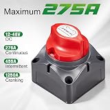 Spurtar Battery Isolator Switch 12V 24V 48V 275A Master Kill Switch view 3