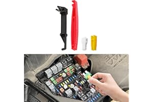 QZTYTY 4PCS Fuse Puller, Mini Plastic Fuse Removal Tools for Car, C ar F use Pull-Out Tools for Automotive Boat Motorcycle Truck Blade F use Mini Standard Fu se Replacement