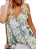 HOTAPEI Womens Tank Top Juniors Summer Cute Sexy V