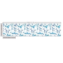 Ambesonne Sea Animals Fabric by The Yard, Sketch of