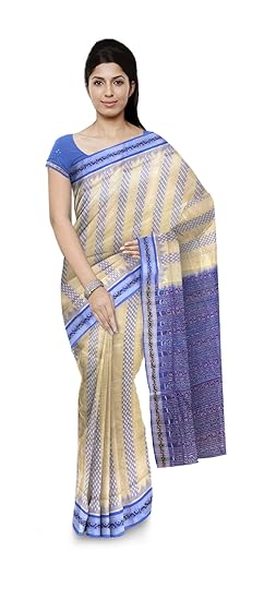 BOYANIKA Womens Sambalpuri Cotton Saree (boyanika 34_Multicolored)