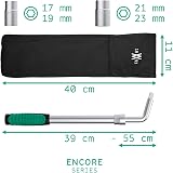 WIESEMANN 1893 Telescopic Wheel Nut Wrench Set 4 pcs 17/19 21/23 Mix view 4