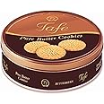 Tafe Pure Butter Cookies Biscuits Shortbread Delicious All Natural Holiday Tin Gift Box 11.28 Oz