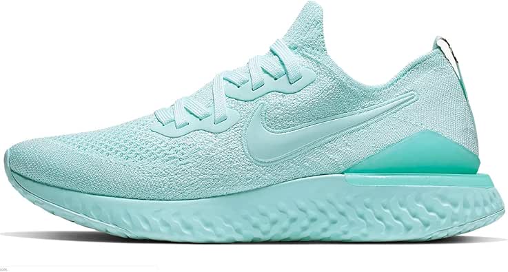 Amazon.com | Nike Women's Epic React Flyknit 2 Running Shoes (7.5, Teal ...