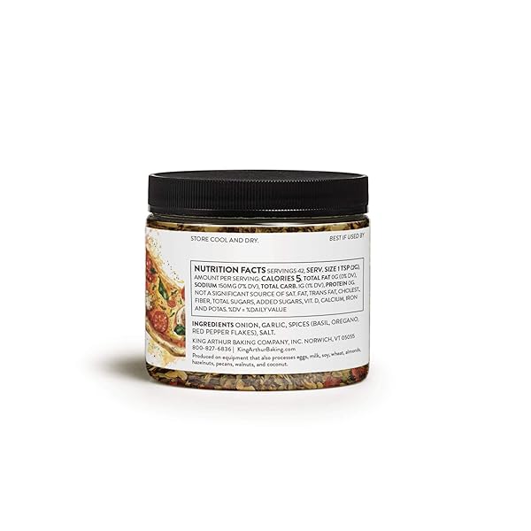 KING ARTHUR, PIZZA SEASONING, MADE IN USA, CERTIFIED KOSHER, 3 OUNCES