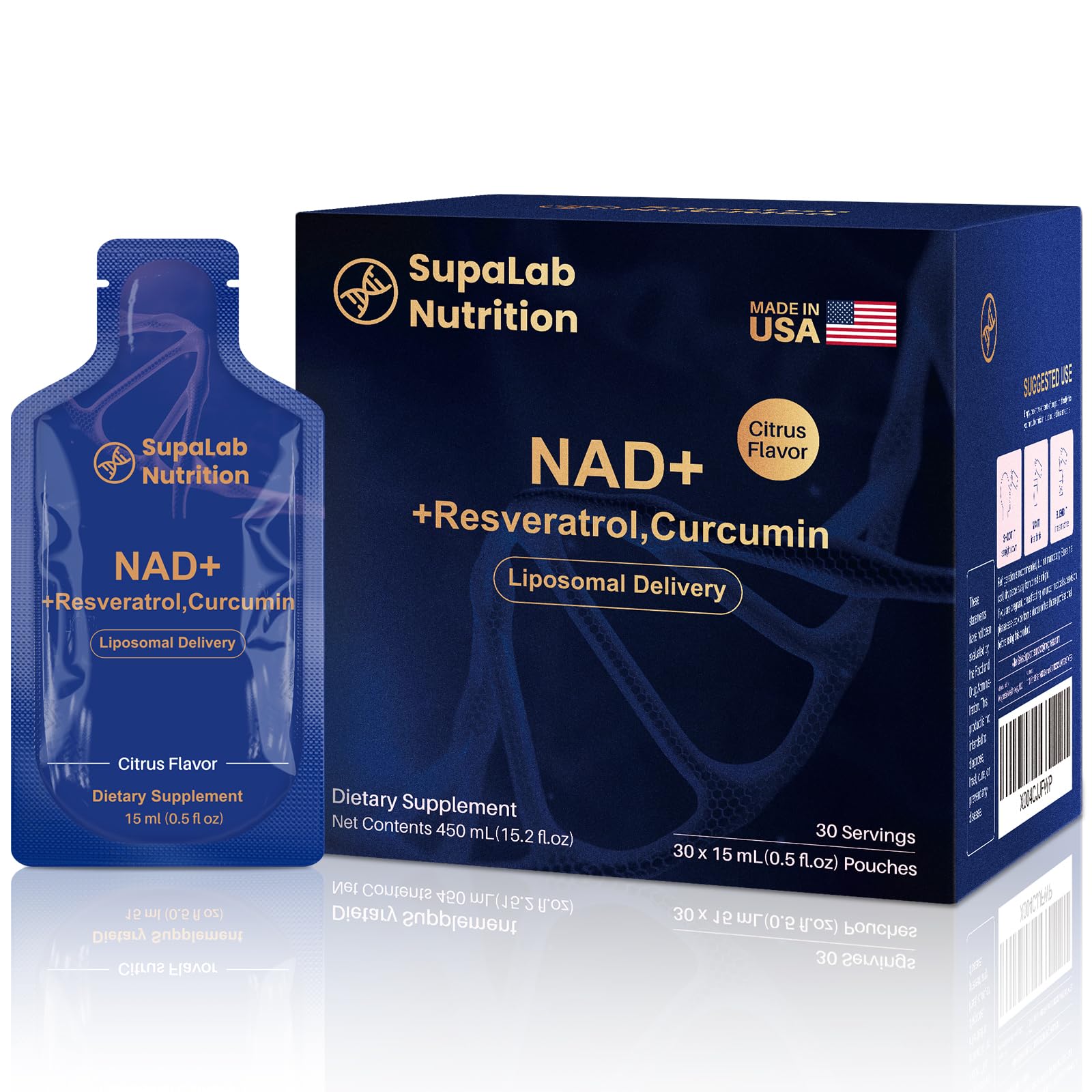 NAD+Resveratrol, Curcumin