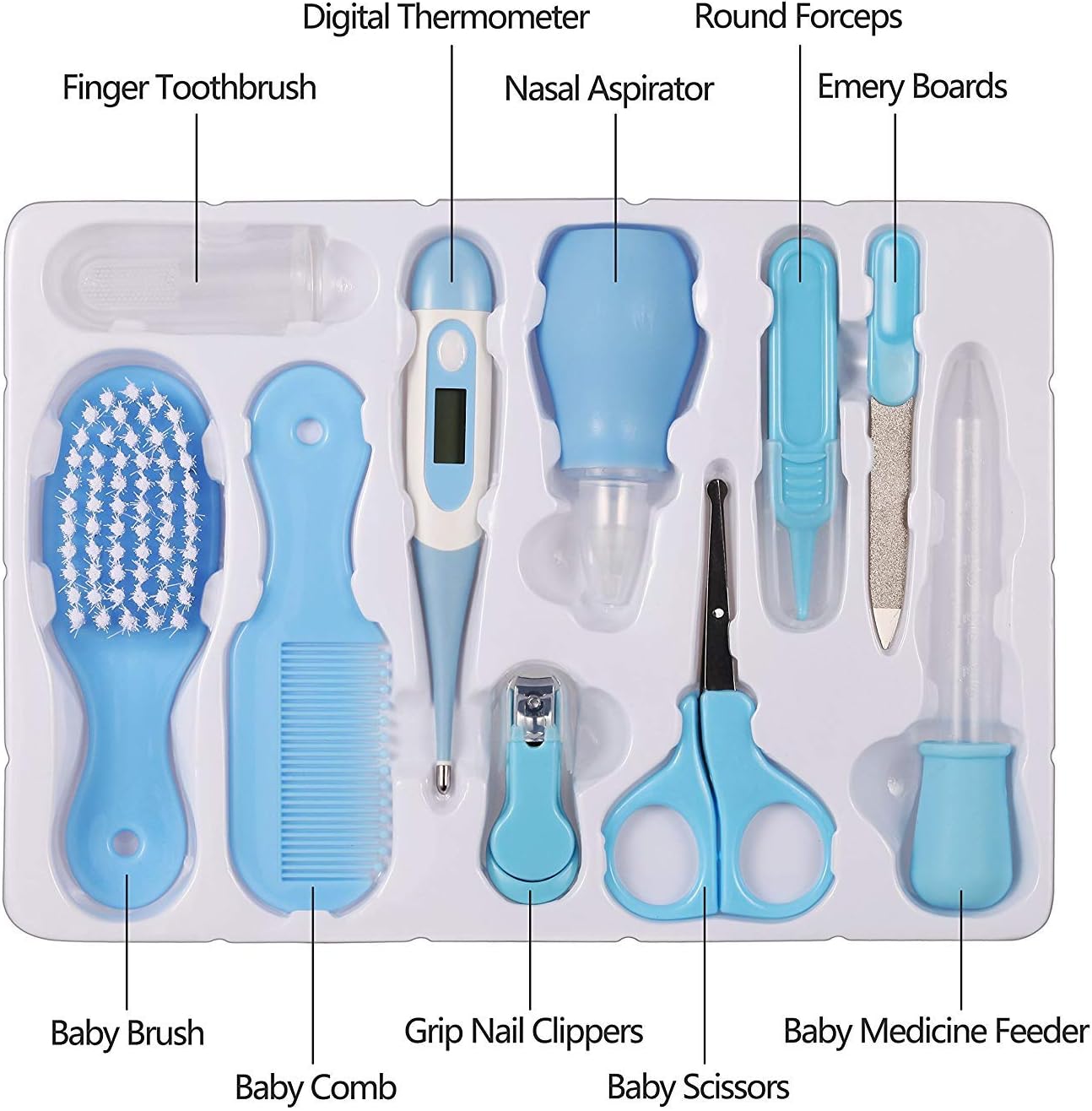 Portable Kit Toilette Bebe Naissance Inclut Thermometre De Bain Coupe Ongles Ciseaux Peigne Pour Bebe Lictin Trousse De Soin Bebe Bleu 10pcs Kit De Soin Bebe Trousse Bebe Naissance L Hygiene De Bebe Bebe Et Puericulture Centroarco Com