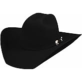 Bullhide Unisex-Adult Felt Collection Kingman 4X Premium Wool Western Cowboy Hat, 4" Brim