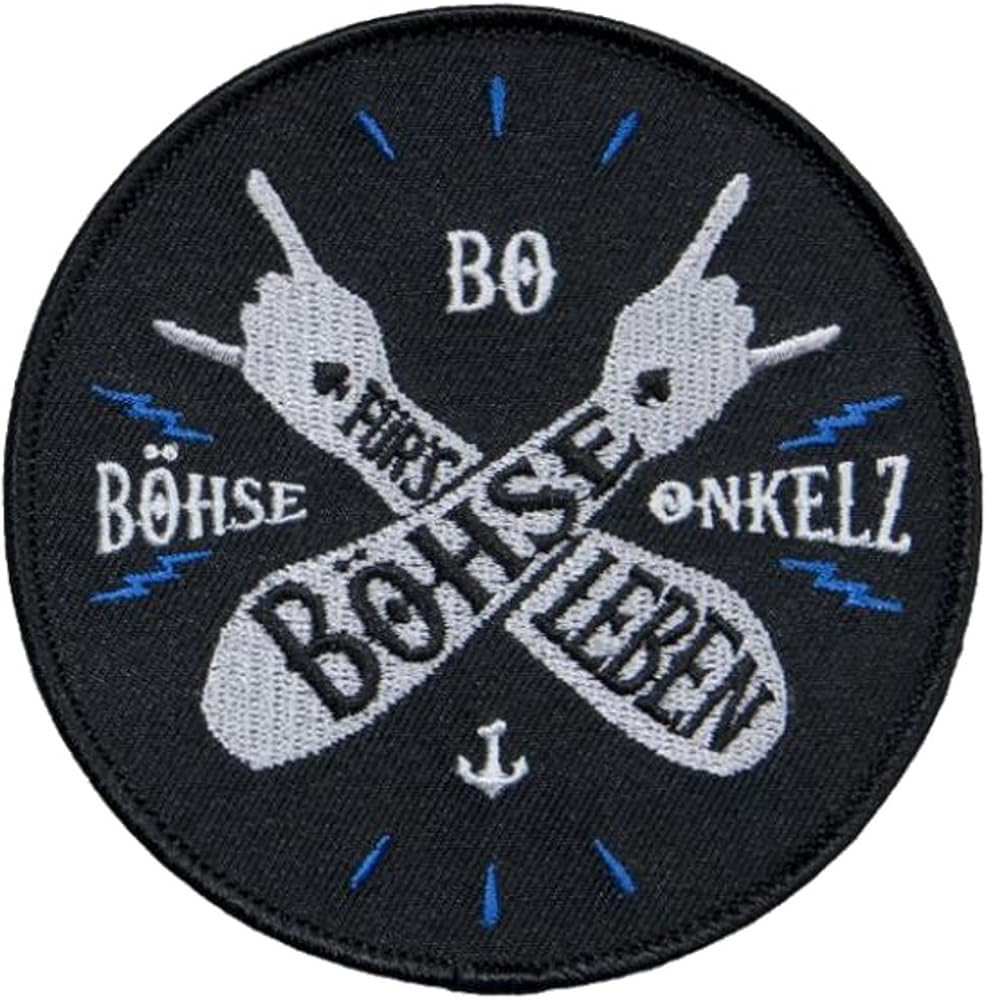 Böhse Onkelz - Böhse für´s Leben - Salute Aufnäher/Patch: Amazon.de ...