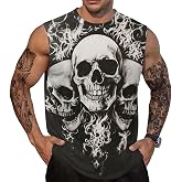 RASBCTK Mens Tank Tops Sleeveless Shirts Muscle Workout Gym Hawaiian Beach Graphic T Shirt