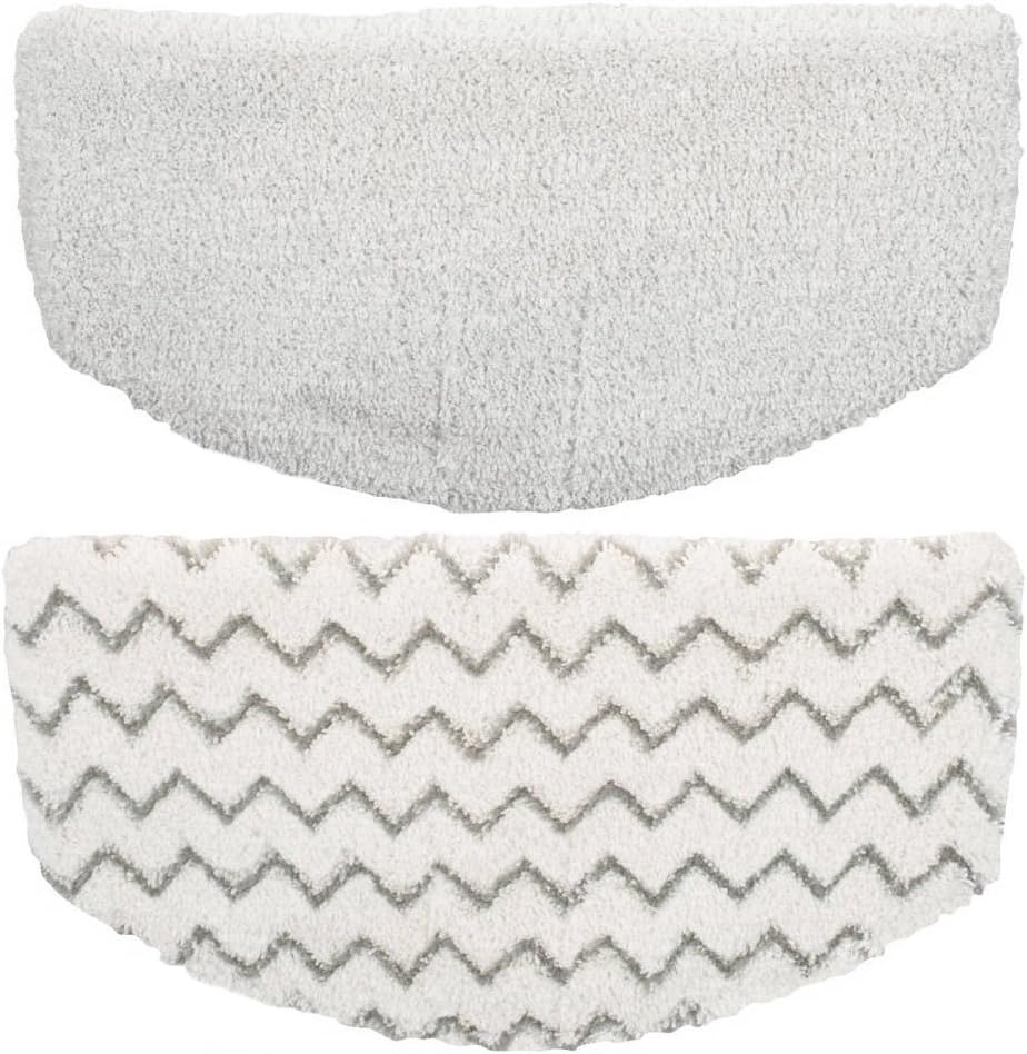 Eshoppercity Brand Washable Steam Mop Pads Replacement for Bissell Powerfresh 1940 1544 1440 Series Steam Mop, Model 1544A, 2075A, 1806, 5938, 1940W, 1940Q,19408, 19404, 1940A (2)