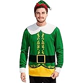 Arvilhill Men's Christmas Sweaters Holiday Funny Ugly Knitted Pullovers (S-3XL)